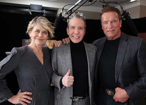 Arnold Schwarzenegger&Linda Hamilton