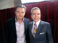 With Leonardo Dicaprio